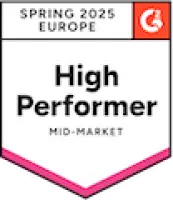 G2 badge high performer