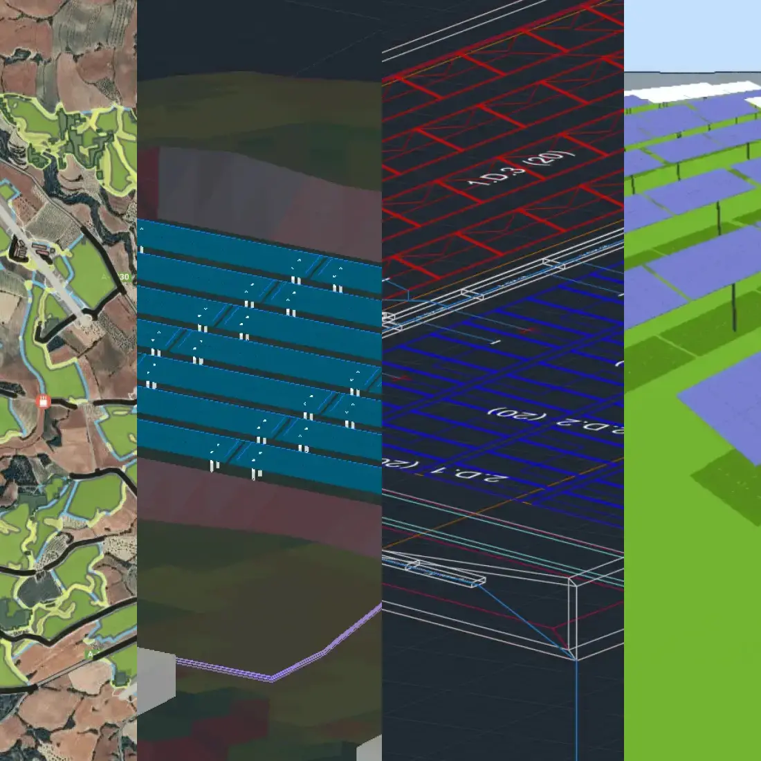 PVcase platform visualizing solar workflows from site selection to engineering