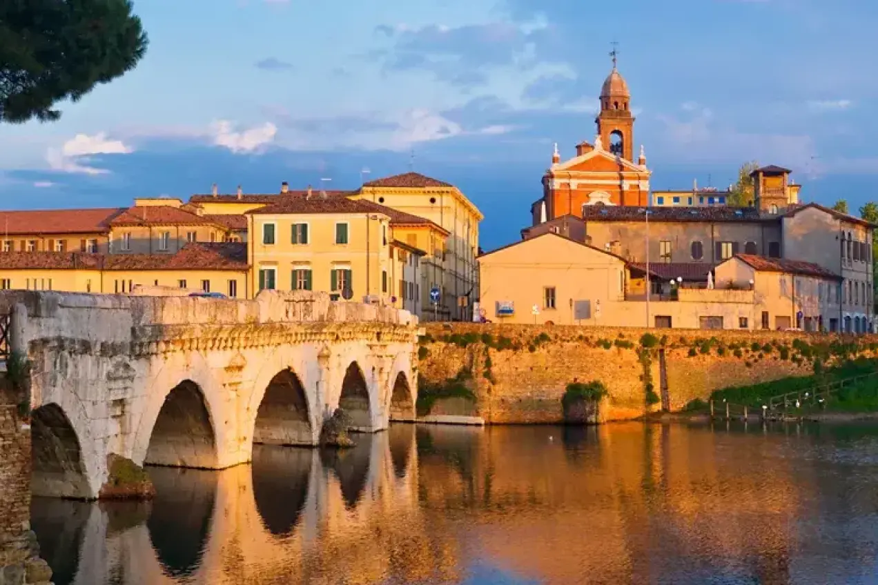 Landscape of Rimini, Italy