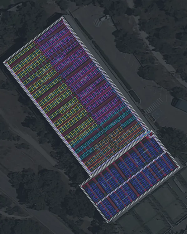 Illustration of PVcase commercial and industrial rooftops