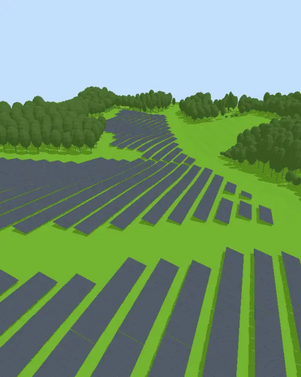 Illustration of using PVcase Yield