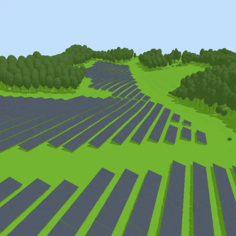 Illustration of using PVcase Yield