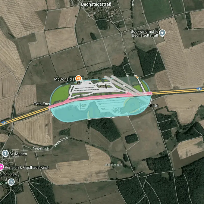 Illustration of PVcase site selection