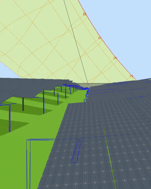 Illustration of PVcase Yield