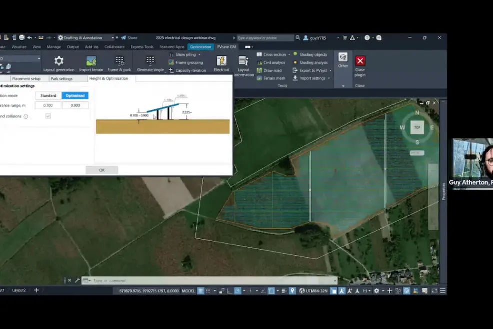 Webinar cover image "Spannungsverluste und Kabeldimensionierung einfach und schnell mitplanen"