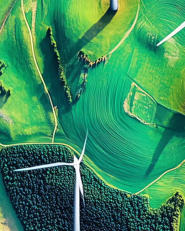 Automated GIS analysis for solar projects, showing terrain and integrated spatial datasets.